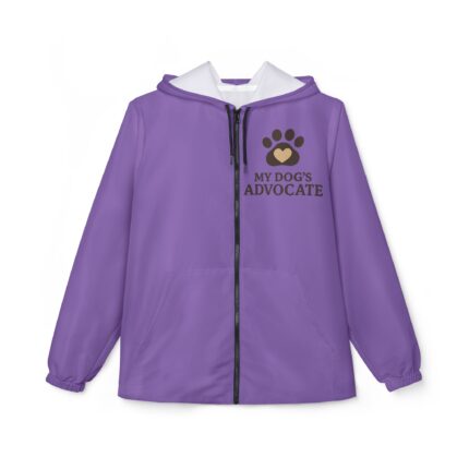 Purple Dog Advocate Windbreaker Jacket